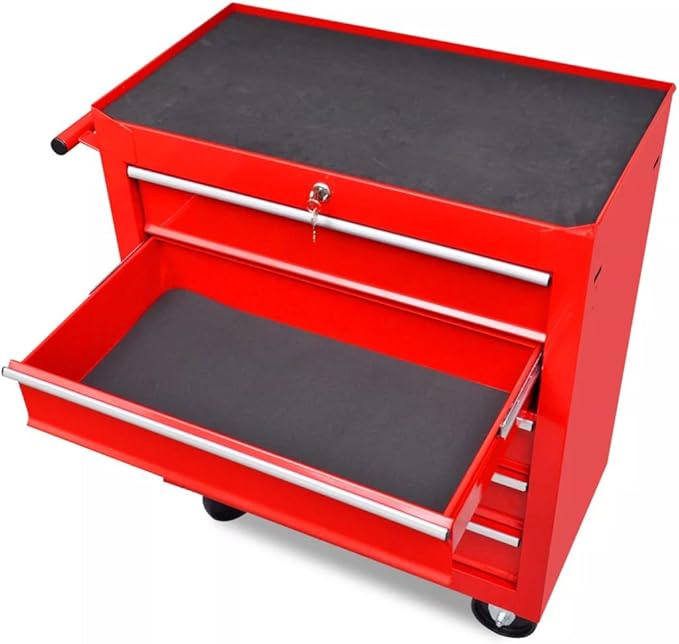 CARRELLO PORTAUTENSILI CON 5 CASSETTI
