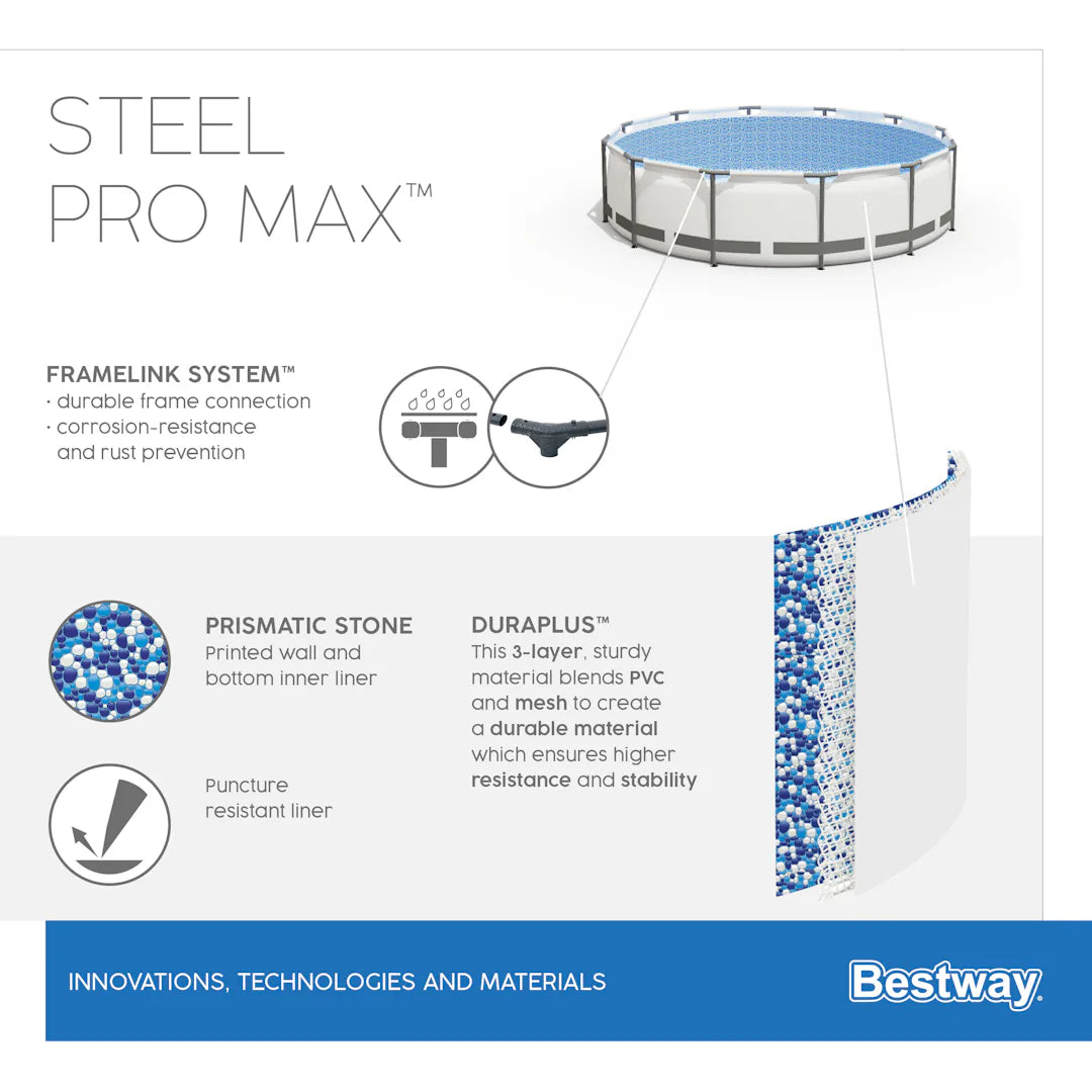 BESTWAY Piscine Steel Pro Max